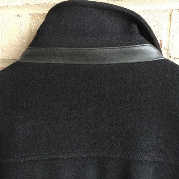 Polo Leather and Wool bomber - Picture 4 of 7